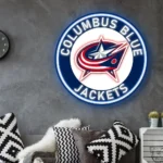 Columbus Blue Jackets Neon Sign Nhl 1