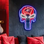 Columbus Blue Jackets Neon Sign The Punisher 1