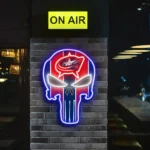 Columbus Blue Jackets Neon Sign The Punisher 1