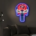 Columbus Blue Jackets Neon Sign The Punisher 1