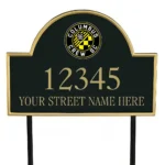 Columbus Crew Metal Sign Detailed Fc 1