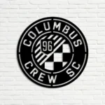 Columbus Crew Metal Sign Fc Logo 1