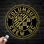 Columbus Crew Metal Sign Fc Logo 1