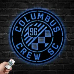 Columbus Crew Metal Sign Fc Logo 1