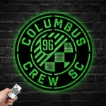 Columbus Crew Metal Sign Fc Logo 1
