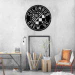 Columbus Crew Metal Sign Fc Logo 1