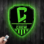 Columbus Crew Metal Sign Fc Shield Shape 1