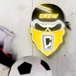 Columbus Crew Neon Sign Fc Skull 1