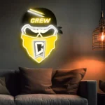 Columbus Crew Neon Sign Fc Skull 1