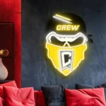 Columbus Crew Neon Sign Fc Skull 1