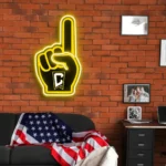 Columbus Crew Neon Sign Mls Fc Foam Finger 1
