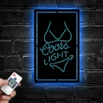 Coors Light Metal Sign Bikini 1