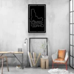 Coors Light Metal Sign Idaho 1