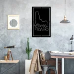 Coors Light Metal Sign Idaho 1