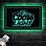 Coors Light Metal Sign Mountain 1