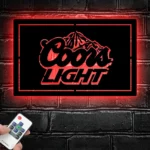 Coors Light Metal Sign Mountain 1