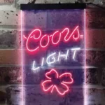 Coors Light Neon Sign 4 Leaf Clover 1