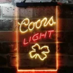 Coors Light Neon Sign 4 Leaf Clover 1