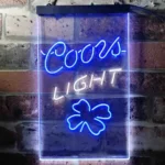 Coors Light Neon Sign 4 Leaf Clover 1