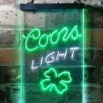 Coors Light Neon Sign 4 Leaf Clover 1