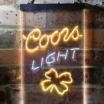 Coors Light Neon Sign 4 Leaf Clover 1
