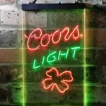 Coors Light Neon Sign 4 Leaf Clover 1
