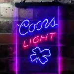 Coors Light Neon Sign 4 Leaf Clover 1