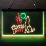 Coors Light Neon Sign Coyote Moonlight 3 Color 1