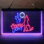 Coors Light Neon Sign Coyote Moonlight 3 Color 1