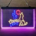 Coors Light Neon Sign Coyote Moonlight 3 Color 1
