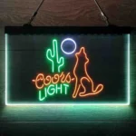 Coors Light Neon Sign Coyote Moonlight 3 Color 1