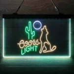 Coors Light Neon Sign Coyote Moonlight 3 Color 1