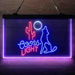 Coors Light Neon Sign Coyote Moonlight 3 Color 1
