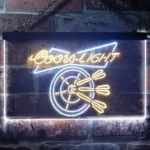 Coors Light Neon Sign Dart Club 1