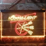 Coors Light Neon Sign Dart Club 1