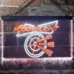 Coors Light Neon Sign Dart Club 1