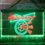 Coors Light Neon Sign Dart Club 1