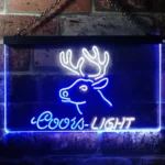 Coors Light Neon Sign Deer Den Man Cave 1