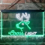 Coors Light Neon Sign Deer Den Man Cave 1