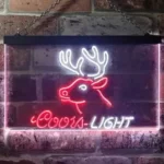 Coors Light Neon Sign Deer Den Man Cave 1