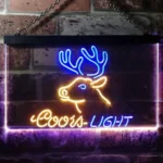 Coors Light Neon Sign Deer Den Man Cave 1