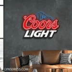Coors Light Neon Sign Emblem 1