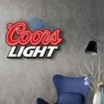 Coors Light Neon Sign Emblem 1