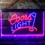Coors Light Neon Sign Links Home Bar 1