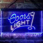 Coors Light Neon Sign Links Home Bar 1