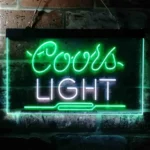 Coors Light Neon Sign Logo 1