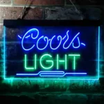 Coors Light Neon Sign Logo 1