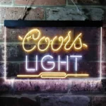 Coors Light Neon Sign Logo 1