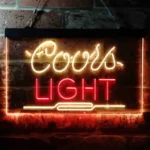 Coors Light Neon Sign Logo 1