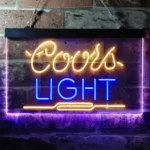 Coors Light Neon Sign Logo 1